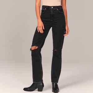 Abercrombie & Fitch 90s Straight Ultra High Rise Jeans sz 25 / 0